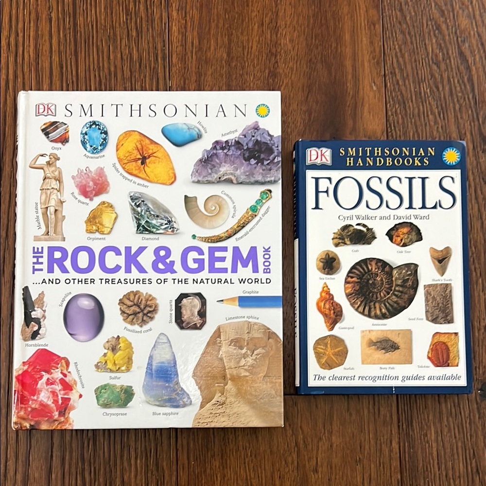 Smithsonian Rock & Gem and Fossils Books